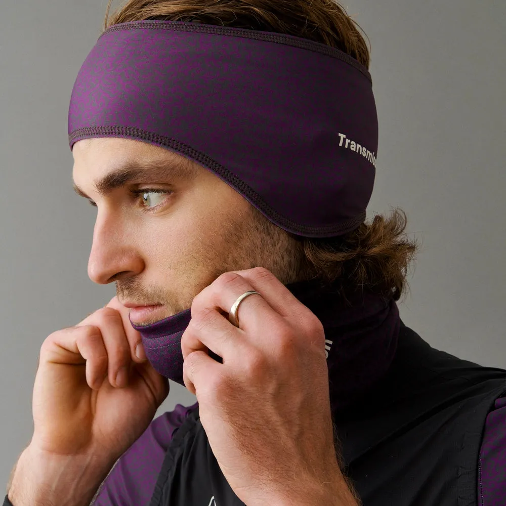 Pas Normal Studios TKO Headband Men/Women, Dark purple transmission Pas Normal Studios TKO Headband Men/Women, Dark purple transmission