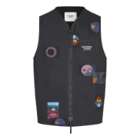 Pas Normal Studios TKO Off Race Cotton Twill Vest SS24 Pas Normal Studios TKO Off Race Cotton Twill Vest SS24