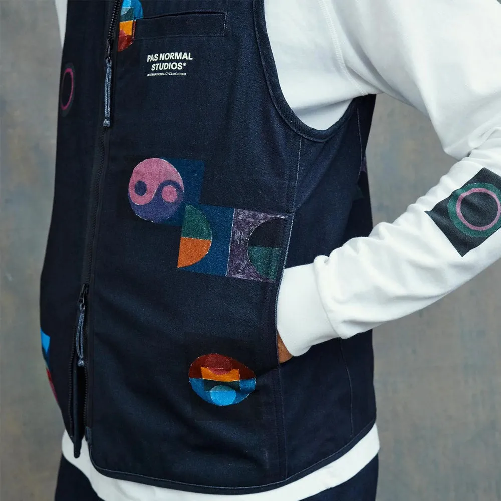 Pas Normal Studios TKO Off Race Cotton Twill Vest SS24