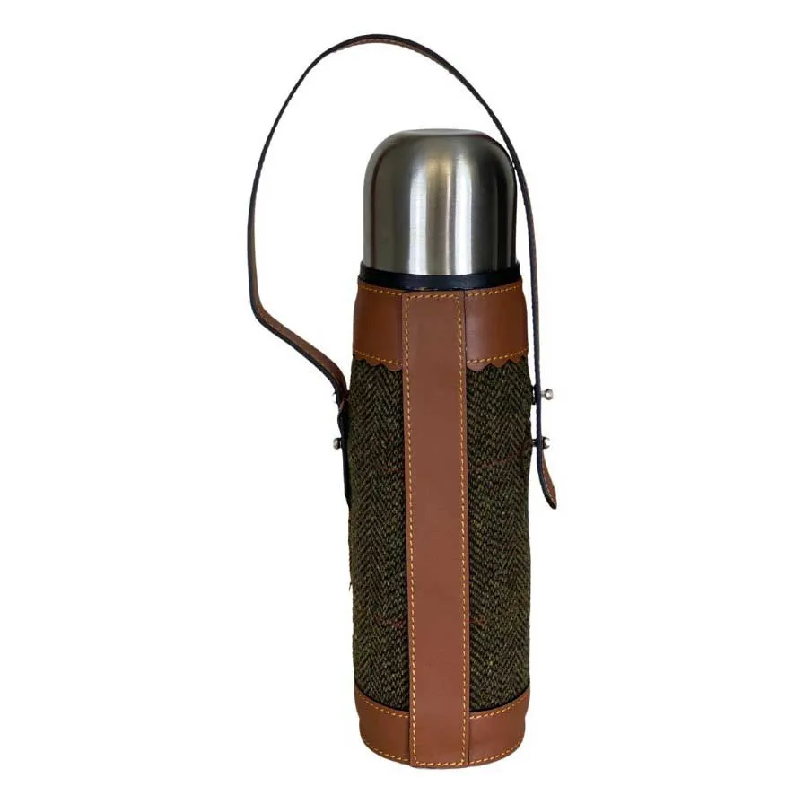 Pasion Morena Tweed G Termosflaske, Khaki / camel, One Size