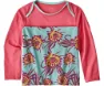 Patagonia Little Sol Rashguard Kids, Cereus flower small: ikat purple, 71-79