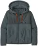 Patagonia Microdini Hoody W, Nouveau green w/campfire orange