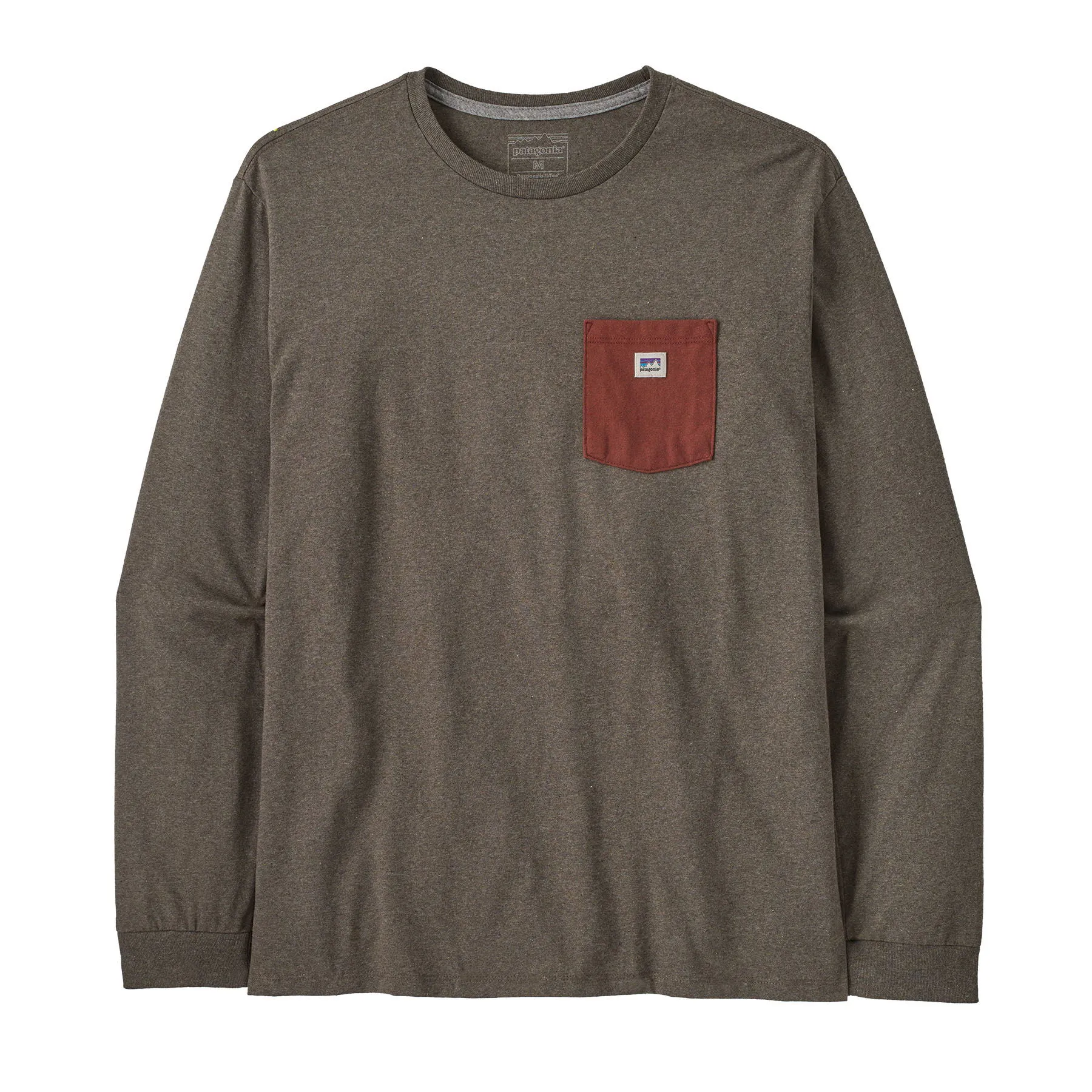Patagonia Pocket Responsibili-Tee LS Ms, Marlow brown