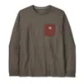 Patagonia Pocket Responsibili-Tee LS Ms, Marlow brown