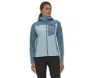 Patagonia R1 CrossStrata Hoody Women, Steam blue