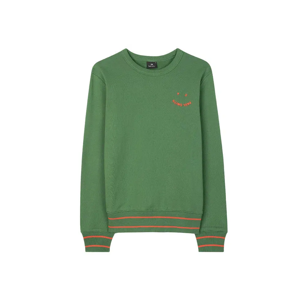 Paul Smith Happy Logo Cotton Sweatshirt Paul Smith Happy Logo Cotton Sweatshirt