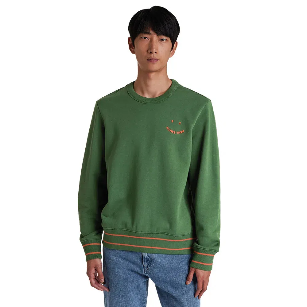 Paul Smith Happy Logo Cotton Sweatshirt Paul Smith Happy Logo Cotton Sweatshirt