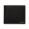Paul Smith Wallet Billfold Mini Collage Stripe, Black