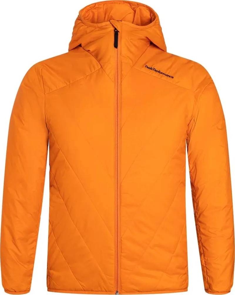 PeakPerformance Men's Insulated Hybrid Hood, Orange flare