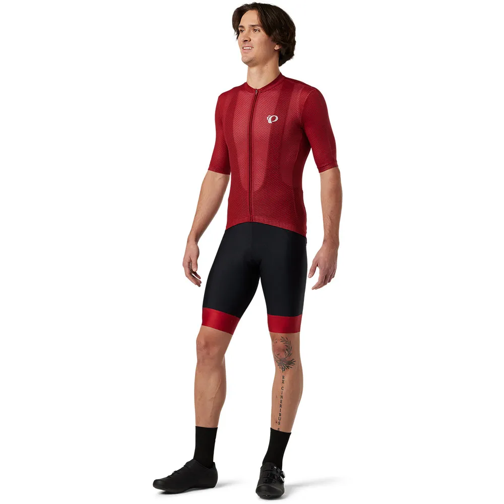 PEARL iZUMi Pro Mesh Kort Ermet Trøye, Red dahlia, M