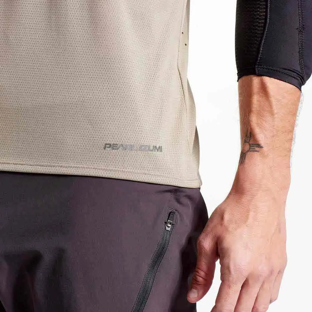 PEARL iZUMi Summit Kort Ermet Trøye, Gravel, M