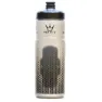 Peaty's Fidlock Lockin 600ml Vannflaske, Clear black, One Size