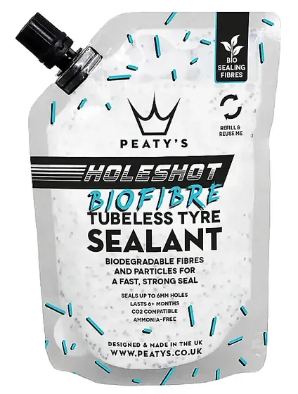 Peaty's Holeshot BioFibre 1000ml Guffe, Sykkeldekk