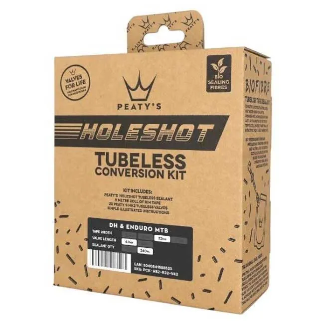 Peaty's Holeshot Tubeless Enduro/dh Konverteringssett, Black, 32mm Peaty's Holeshot Tubeless Enduro/dh Konverteringssett, Black, 32mm