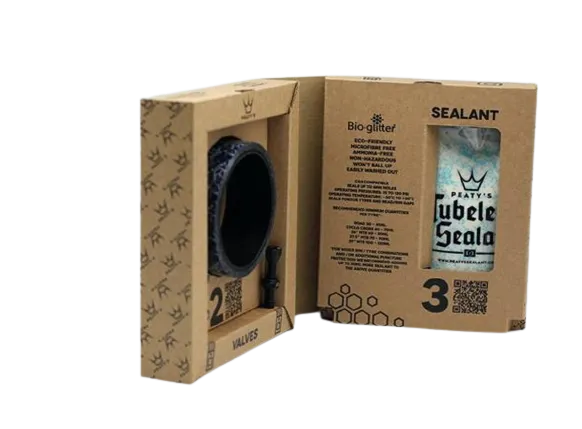 Peaty's XC/Urban Tubeless Kit, Brown, 25mm, Sykkeldekk