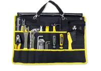 Pedros Burrito Tool Roll II verktøysett med 13 deler, burrito wrap
