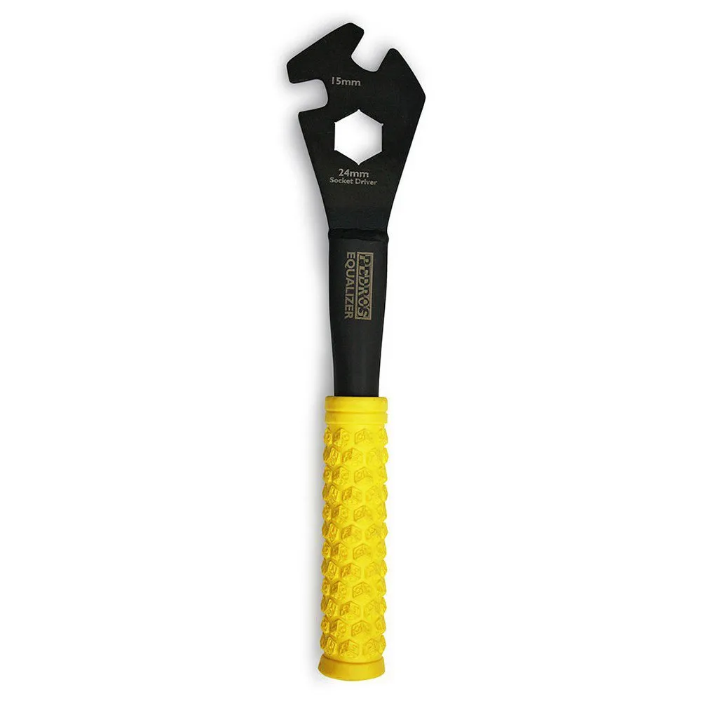Pedros Equalizer Ii Pedalnøkkel, Black / yellow, 15mm