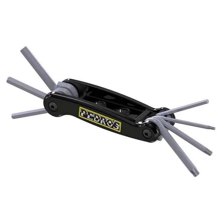 Pedros Folding Hex Multiverktøy, Black, One Size Pedros Folding Hex Multiverktøy, Black, One Size