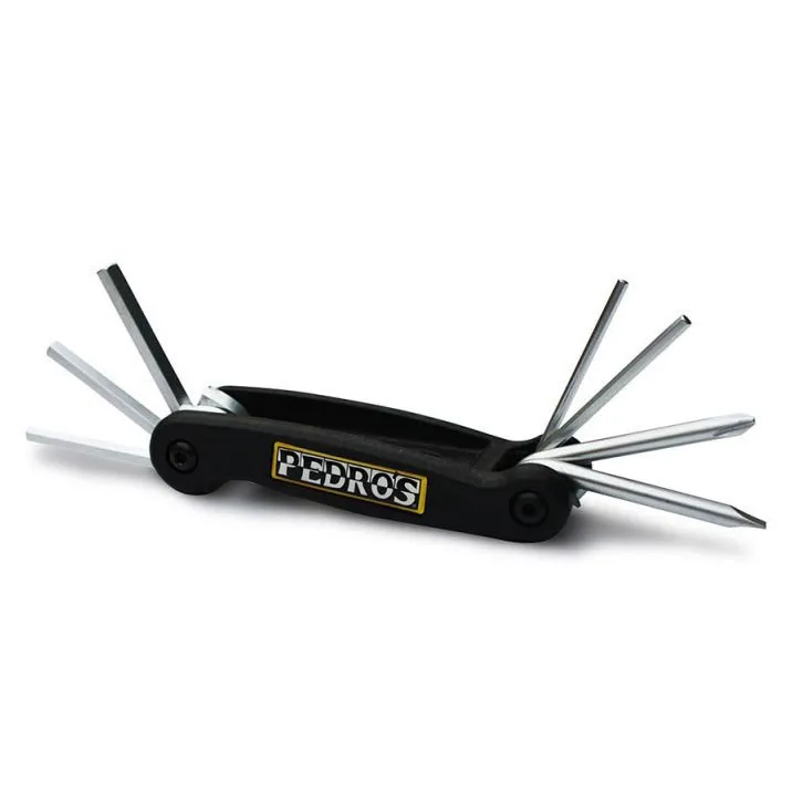 Pedros Folding Hex/screwdriver Multiverktøy, Black, One Size