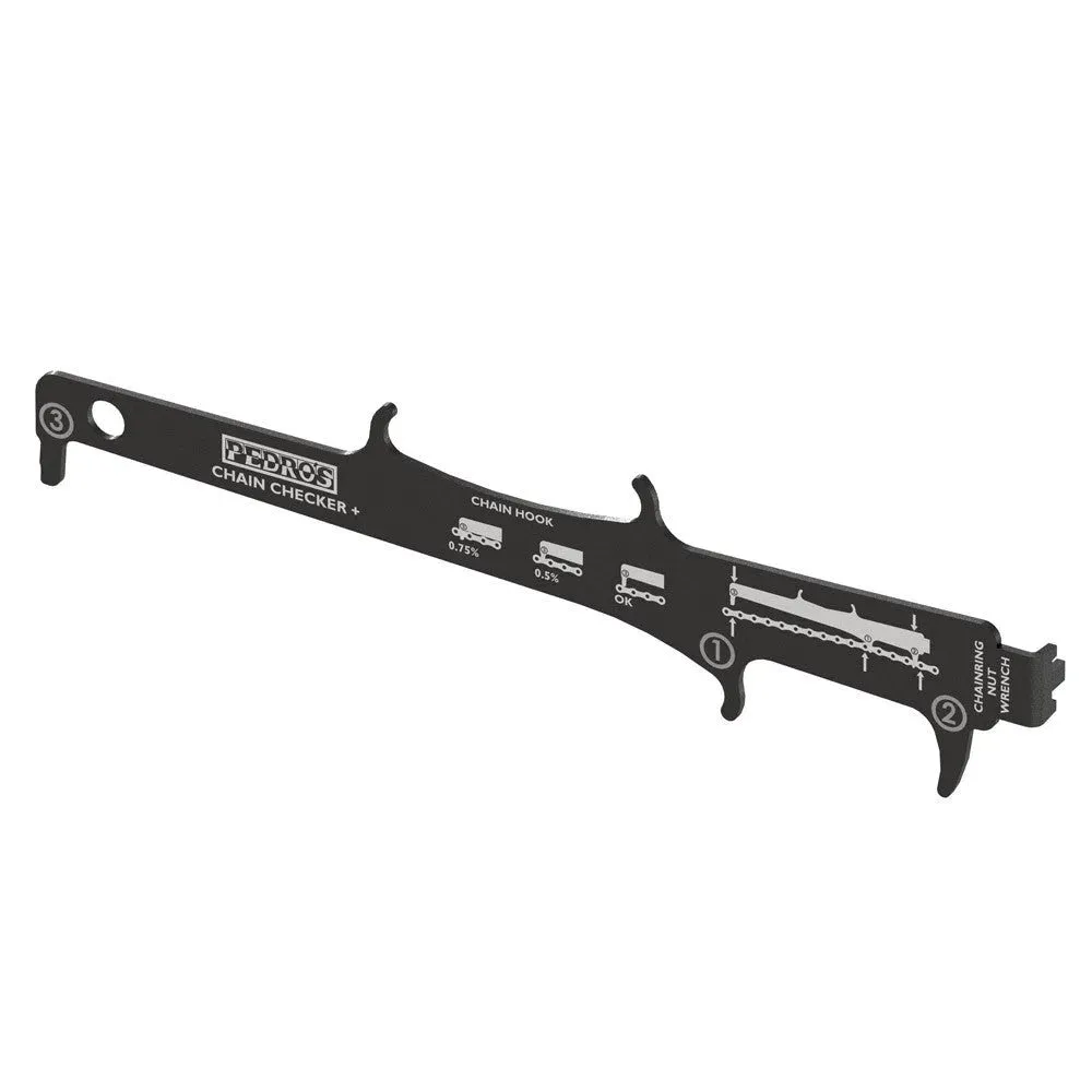 Pedros PEDRO'S CHAIN CHECKER PLUS II, Black, One Size