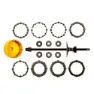 Pedros Pro 10 Adapters Kranklagerkopp, Gold, One Size