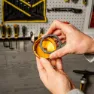 Pedros Pro 10 Adapters Kranklagerkopp, Gold, One Size