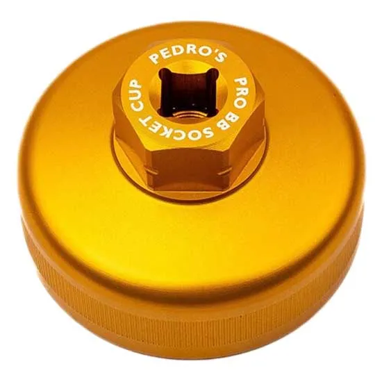 Pedros Pro 5 Adapters Kranklagerkopp, Gold, One Size Pedros Pro 5 Adapters Kranklagerkopp, Gold, One Size