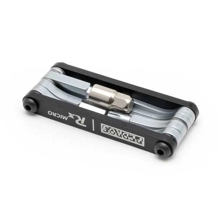 Pedros Rx Micro-10 Multiverktøy, Black / silver, One Size Pedros Rx Micro-10 Multiverktøy, Black / silver, One Size