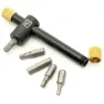 Pedros T-håndtak Bitsholder, Black / yellow, One Size