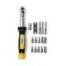 Pedros Verktøy Demi Torque Wrench Ii + Bit Set, Black / yellow, One Size