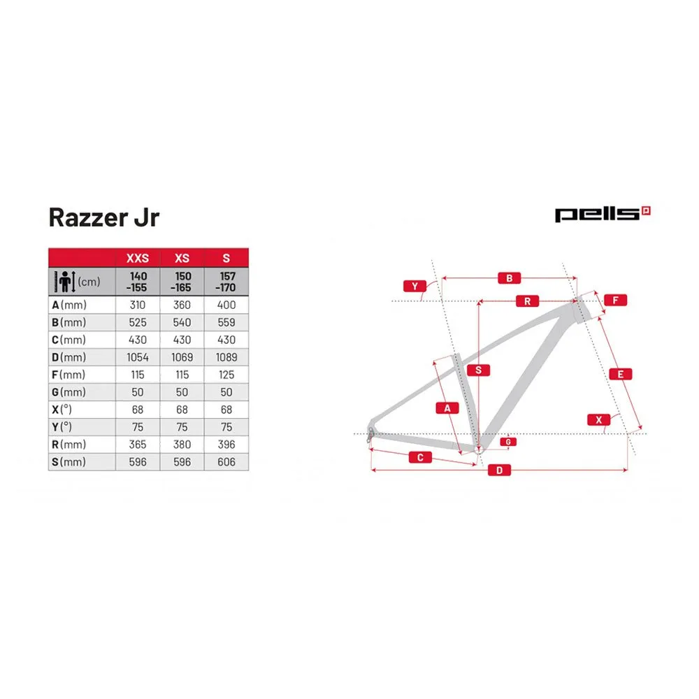 Pells Razzer Jr 2 27.5´´ 2024 Terrengsykkel, Blue, S Pells Razzer Jr 2 27.5´´ 2024 Terrengsykkel, Blue, S