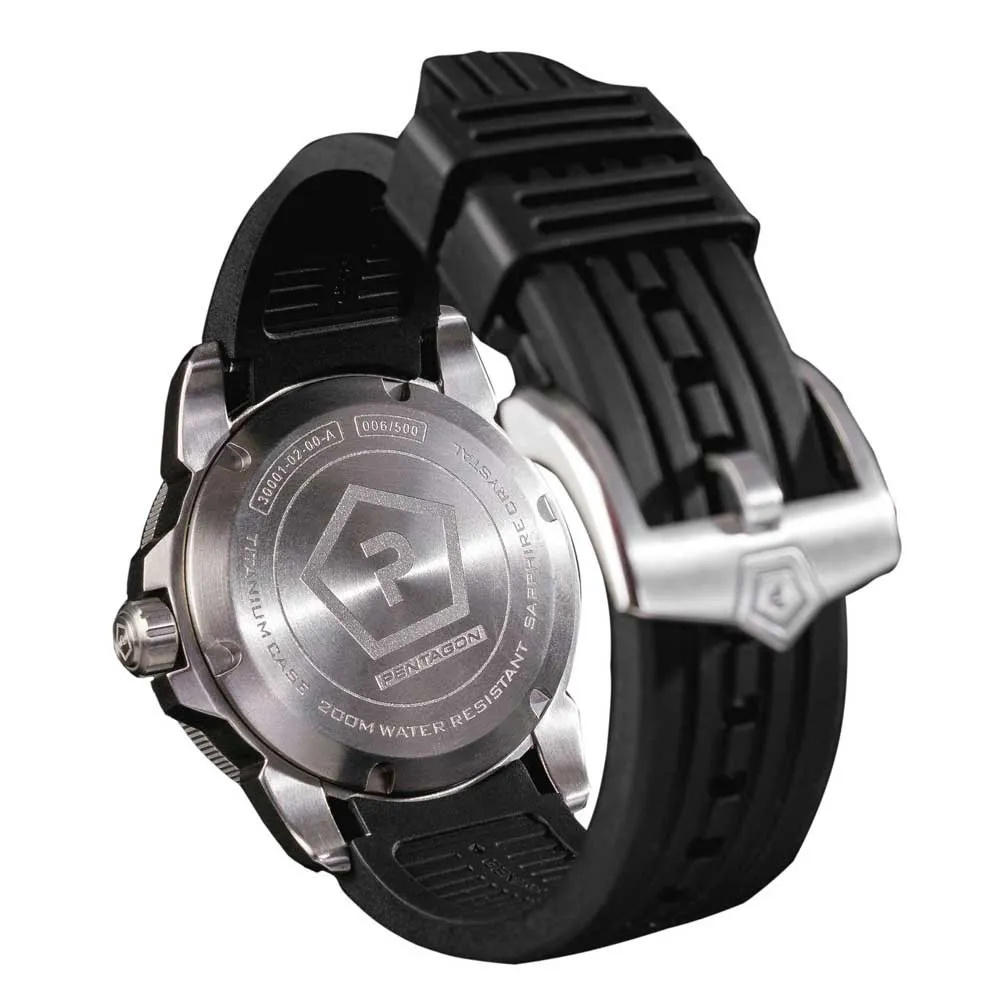 Pentagon Genesis Klokke, Silver