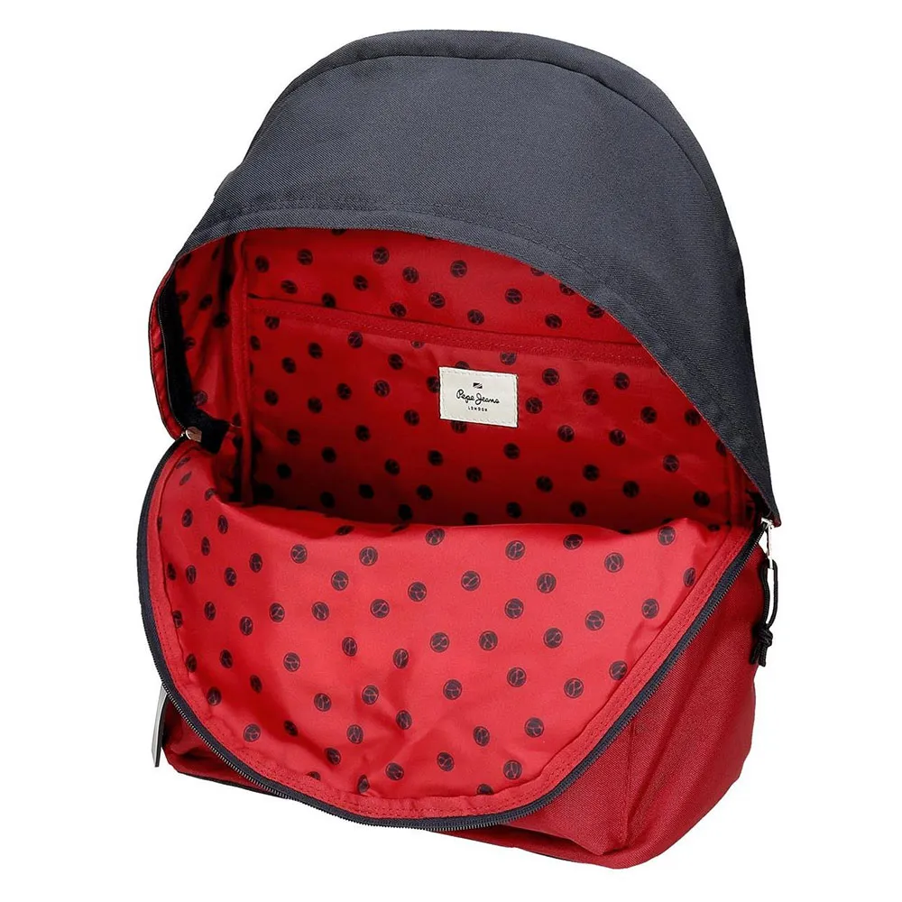 Pepe Jeans Adapt. Clark 24l Ryggsekk, Red Pepe Jeans Adapt. Clark 24l Ryggsekk, Red
