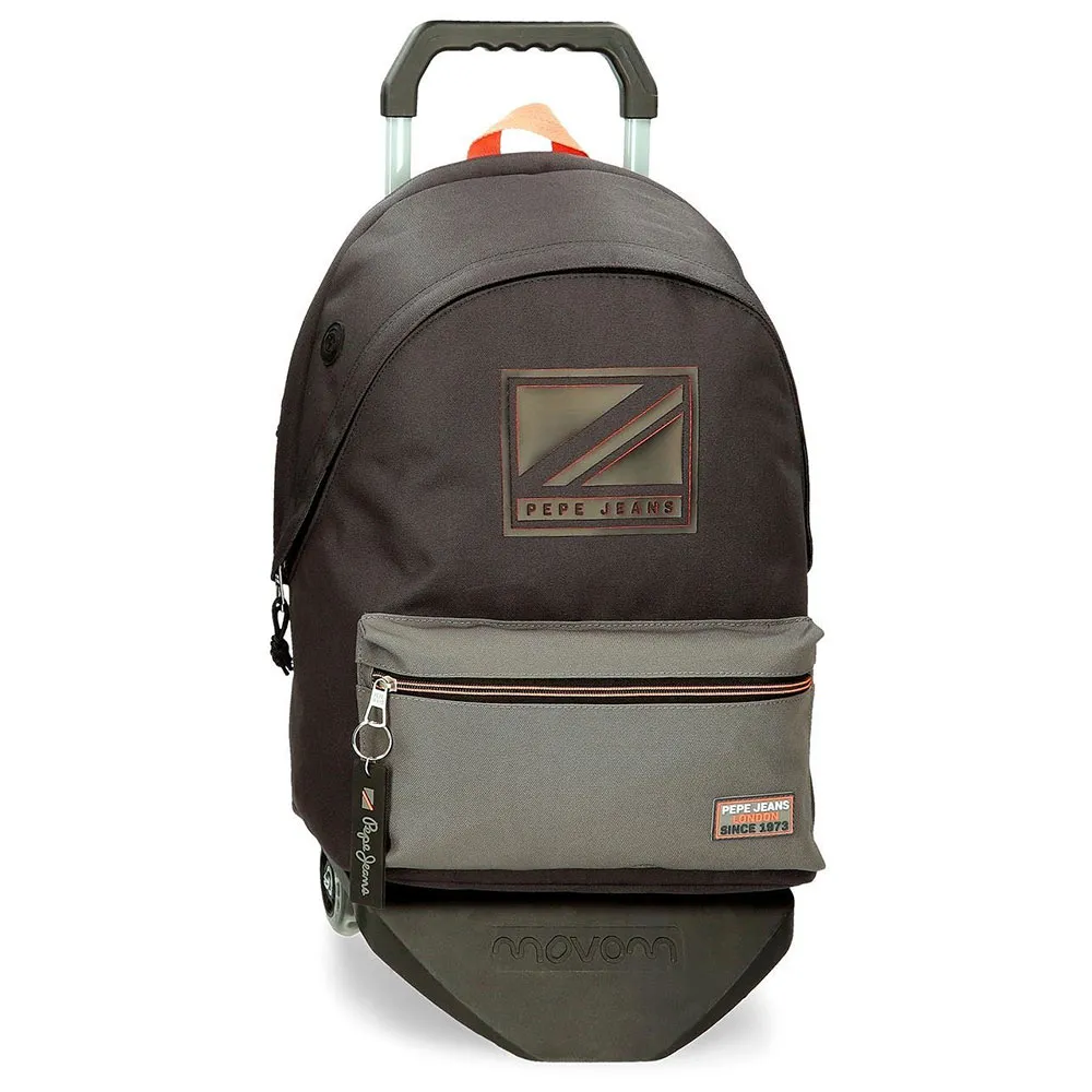 Pepe Jeans Adapt. Cody 24l Ryggsekk Med Hjul, Black
