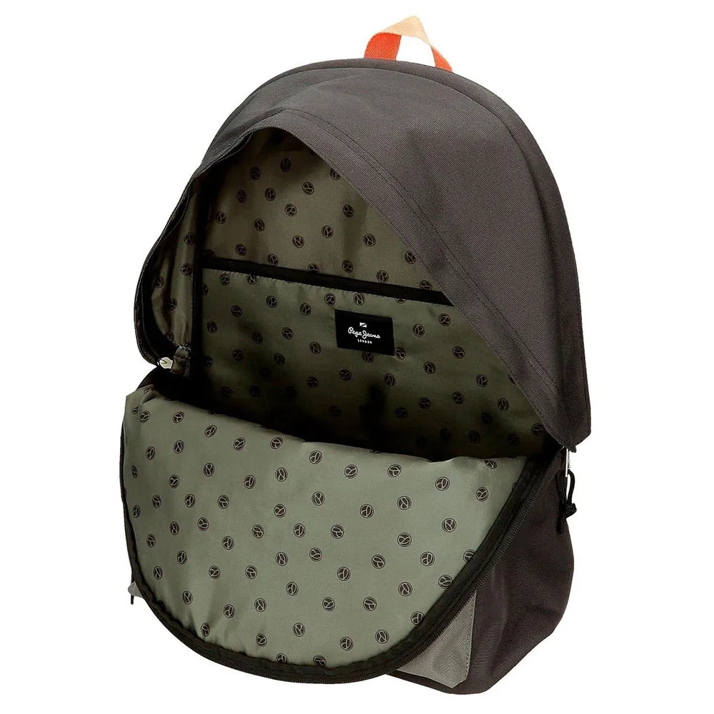 Pepe Jeans Adapt. Cody 24l Ryggsekk Med Hjul, Black
