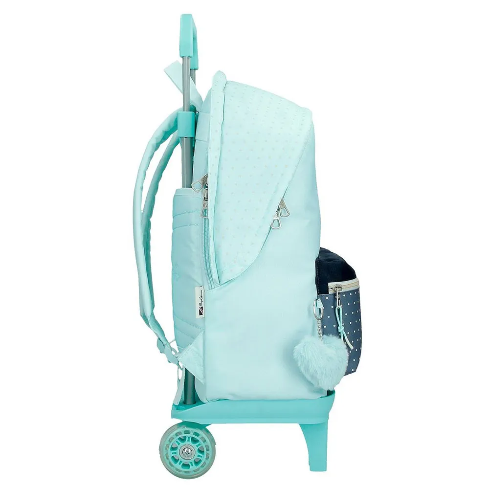 Pepe Jeans Adapt. Dalma 31l Ryggsekk Med Hjul, Blue