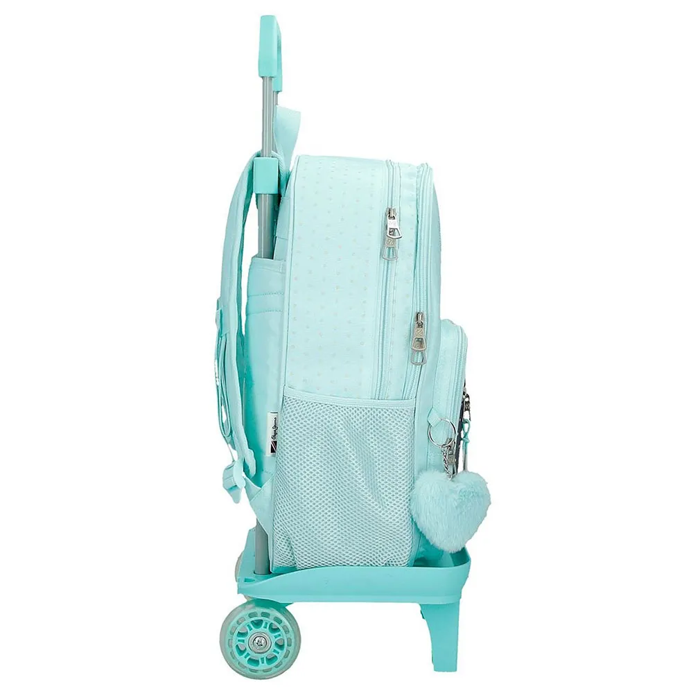 Pepe Jeans Adapt. Dalma 40 Cm 14l Ryggsekk Med Hjul, Blue