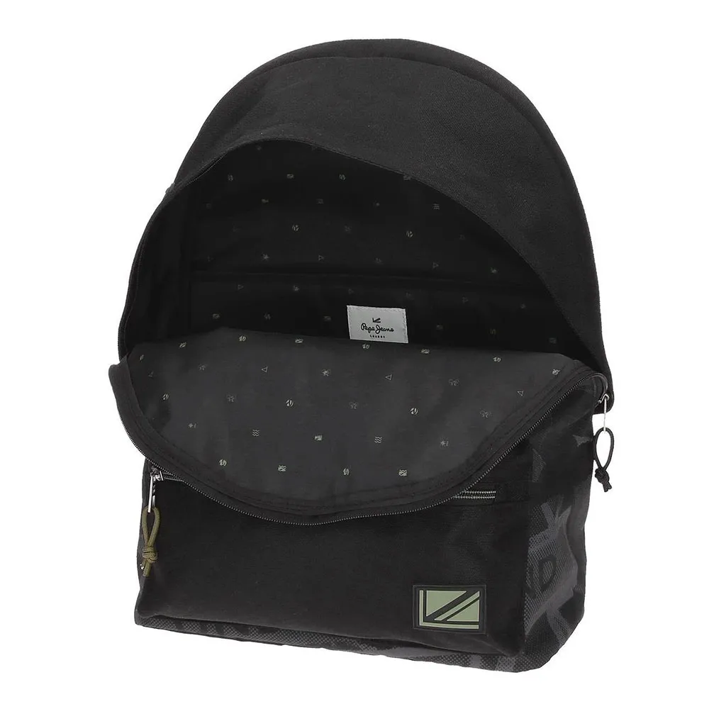 Pepe Jeans Adapt. Davis 44 Cm 20l Ryggsekk, Black Pepe Jeans Adapt. Davis 44 Cm 20l Ryggsekk, Black