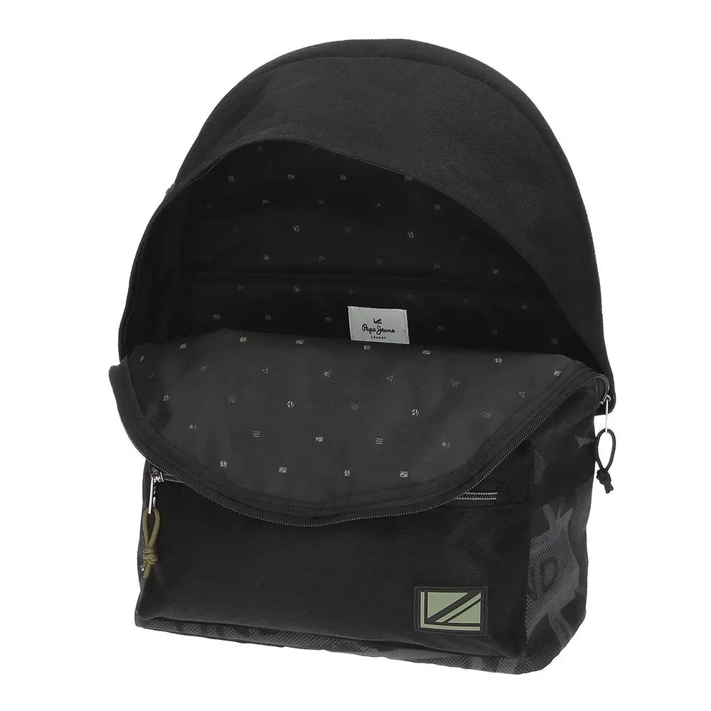 Pepe Jeans Adapt. Davis 44 Cm 20l Ryggsekk Med Hjul, Black Pepe Jeans Adapt. Davis 44 Cm 20l Ryggsekk Med Hjul, Black