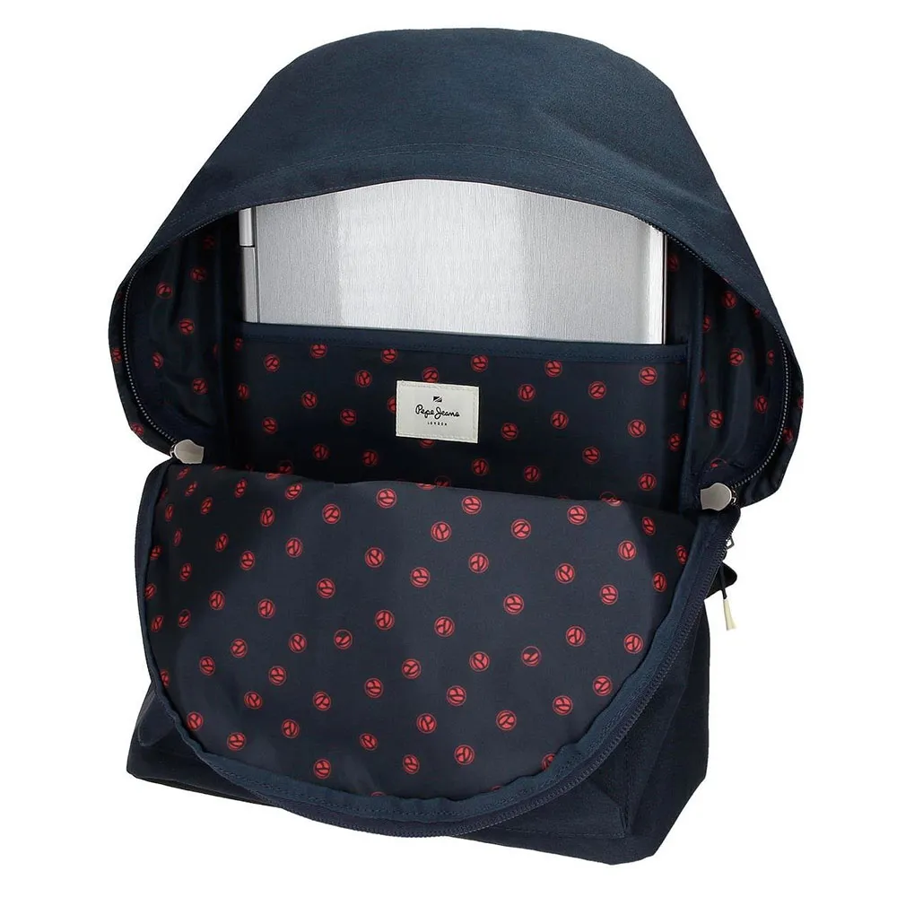 Pepe Jeans Adapt. Dikran 44 Cm 24l Ryggsekk Med Hjul, Blue Pepe Jeans Adapt. Dikran 44 Cm 24l Ryggsekk Med Hjul, Blue
