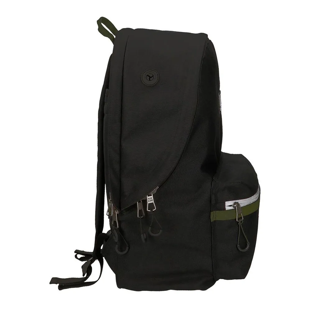 Pepe Jeans Adapt. Luca 44 Cm 24l Ryggsekk, Black