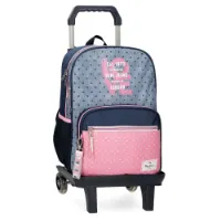 Pepe Jeans Adapt. Noni Denim 40 Cm 14l Ryggsekk Med Hjul