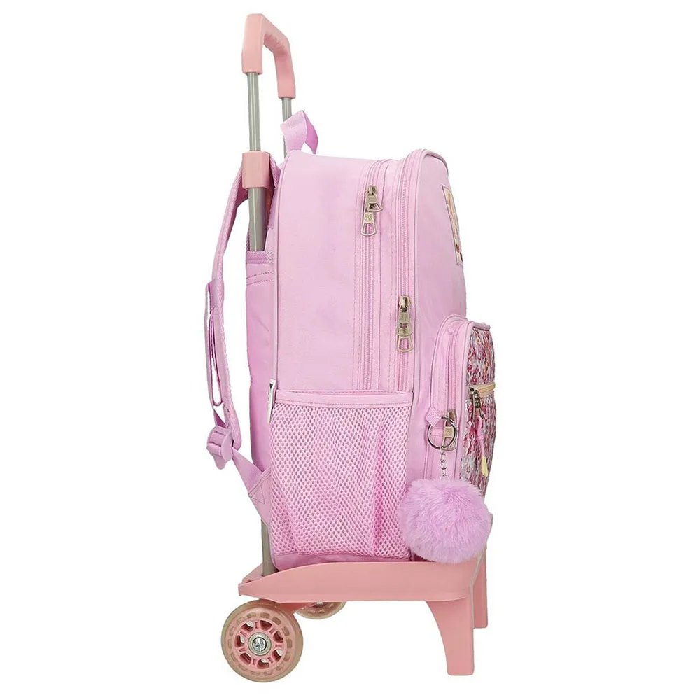 Pepe Jeans Adapt. Sandra 40 Cm 14l Ryggsekk Med Hjul, Pink