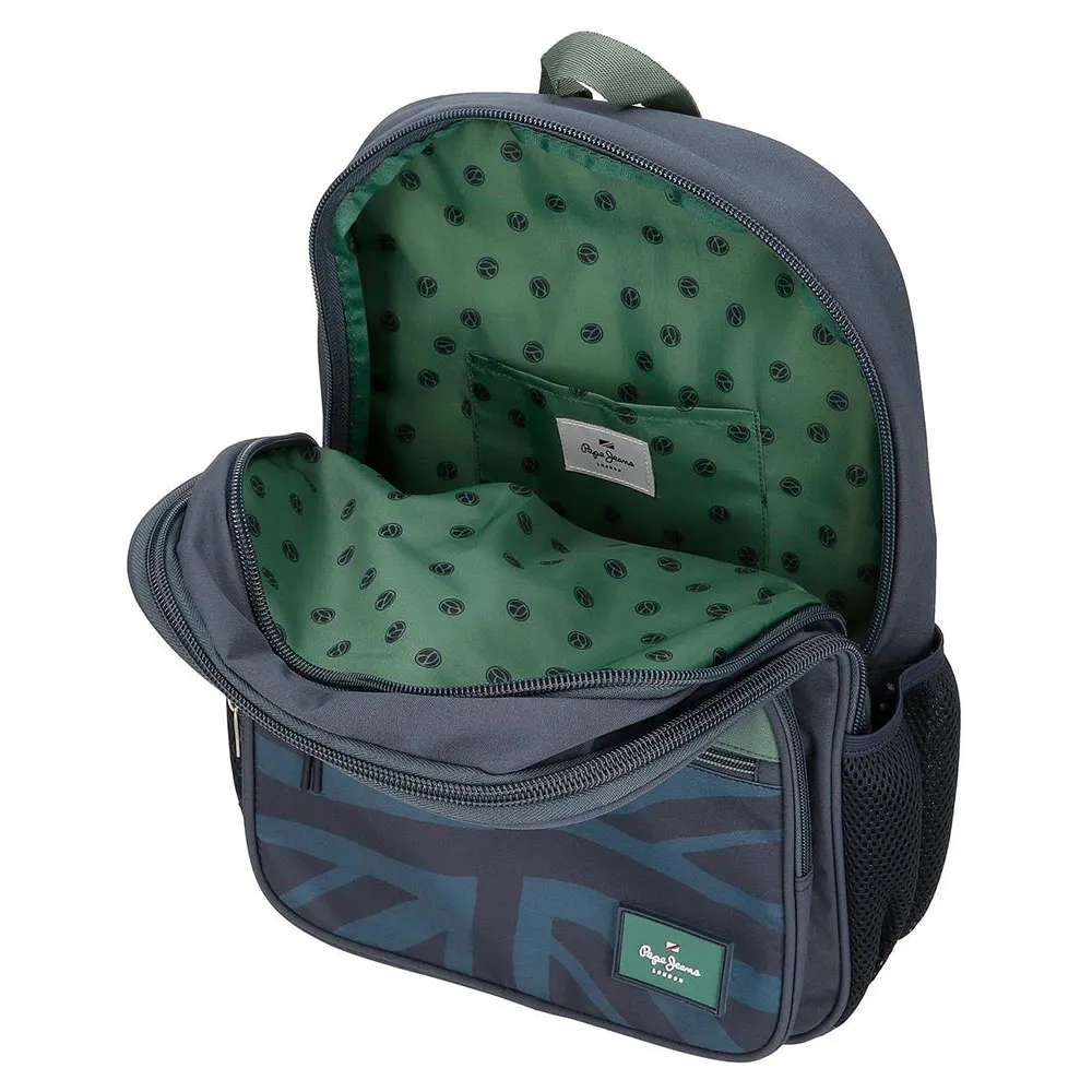Pepe Jeans Adapt. Tom 40 Cm 16l Ryggsekk Med Hjul, Blue Pepe Jeans Adapt. Tom 40 Cm 16l Ryggsekk Med Hjul, Blue