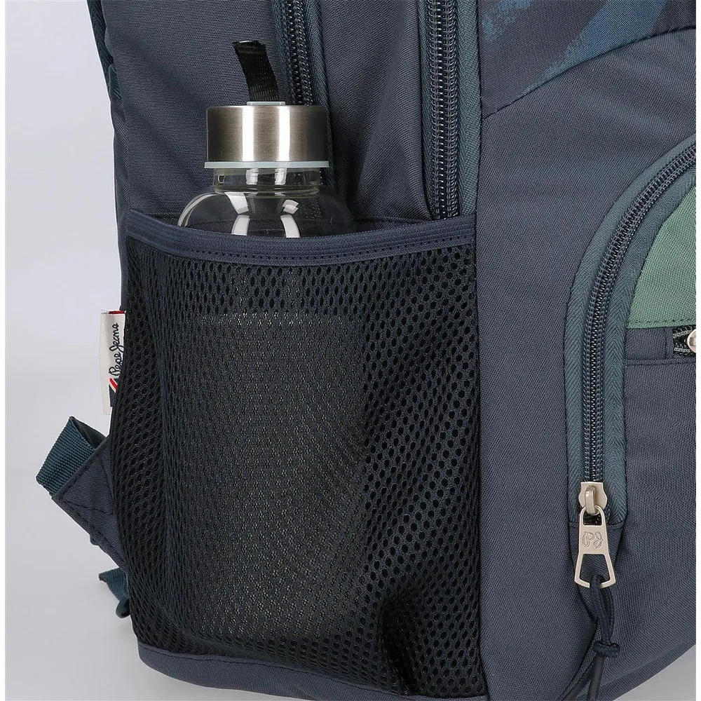 Pepe Jeans Adapt. Tom 40 Cm 16l Ryggsekk Med Hjul, Blue Pepe Jeans Adapt. Tom 40 Cm 16l Ryggsekk Med Hjul, Blue