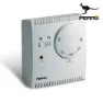Perry Teg Analog Termostat Med Lys Og Velger, White, One Size