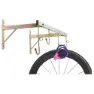 Peruzzo 4 Bikes Veggmontert Sykkelholder, Silver, One Size