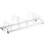 Peruzzo 5 Bikes Veggmontert Sykkelholder, Silver, One Size