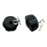 Peruzzo Anti-theft Knobs With Set Nøkkel, Black, One Size