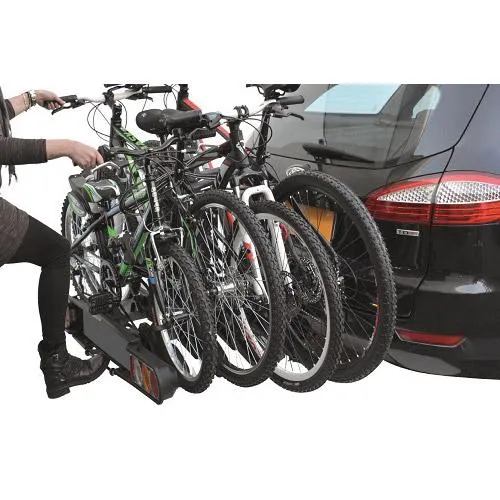 Peruzzo Pure Instinct Towball Sykkelstativ For 4 Sykler, Black, 4 Sykkels